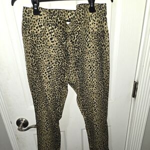 Leopard print jeggings 4 for $25